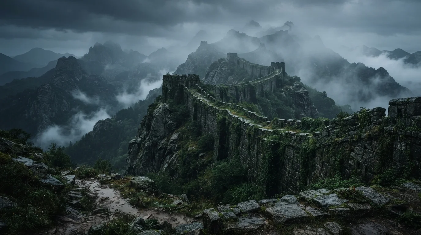 Like a fortress wall